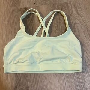 Energy bra kohlrabi green size 6 B-D cup medium support